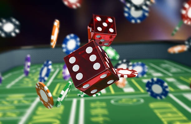 Sic Bo Dadu table layout at ches showing dice container and betting grid with payout ratios